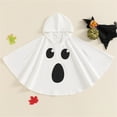 thumbnail image 2 of Coerni Toddler Kids Baby Girl Boy Halloween Clothes Ghost Cloak Hooded Cape Poncho Fancy Party Clothes Outfits 1-4 Years, 2 of 9