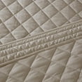 thumbnail image 3 of Madison Park King Breanna 4-Piece Cotton Reversible Tailored Bedspread Set, Khaki, 3 of 8