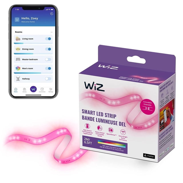 Tira Led Inteligente Wiz Blanca Multicolor 2M Wifi