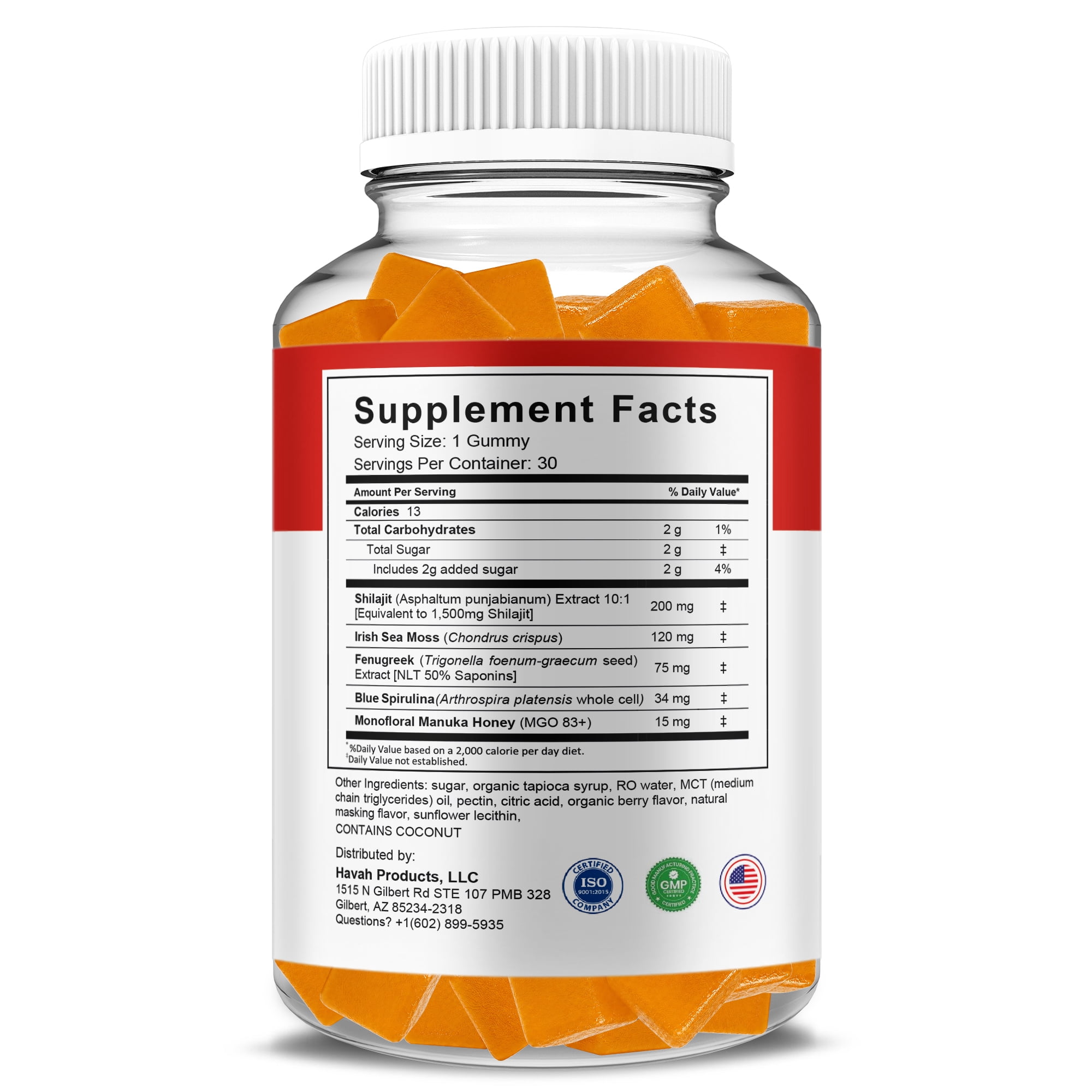 Lyvaris Male Gummies, Lyvaris Support Supplement (30 Gummies)