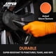 thumbnail image 4 of Guantes desechables de nitrilo EPPCO TigerGrip de 8 mm, naranja (L), 4 of 6