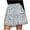 White, variant on Aofany Women's Summer Short Skirts Print High Waist Ruffle Skirt Swing Beach Mini Skirt Cute Skirts for Teens