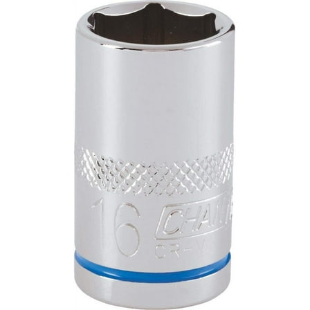 Channellock Metric Socket 16 mm 6-Point Shallow 1/2" Drive - Standard - White