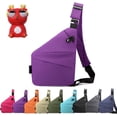 thumbnail image 1 of Bolsa de viaje antirrobo, correa ajustable, bolsas cruzadas antirrobo, para mujeres y hombres, 1 of 3