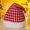 White, variant on Christmas Hats, Santa Hat, Unisex Christmas Decoration Outdoor Plaid Cute Christmas Hat