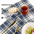 thumbnail image 2 of Chockeie 10Pcs Placemats for Dining Table , Heat-Resistant Non-Slip Woven Place Mats for Kitchen Table Mats Vinyl Stain Resistant Washable，Blue, 2 of 7