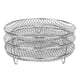 thumbnail image 1 of Freidora de Aire Tres Estantes Deshidratadores Apilables para Gowise Philips Ninja Freidora de Aire de Acero Inoxidable Apto Todo 4.2 - 5.8QT, 1 of 5