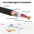 thumbnail image 3 of Cables XLR EBXYA de 3 m, 10 paquetes, cable DMX balanceado de primera calidad, 3 of 6