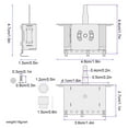 thumbnail image 3 of Pickup Switch Handy Installation Instrument Accessories Level Controller Exquisite Replaced Part Guitar Supplies Knob Switches Silver GN204, 3 of 7