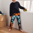 thumbnail image 5 of Hirioo Colorful Blooming Flowers for Teenagers' Pajama Pants Womens Lounge Pants with Pockets Pj Bottoms Pants for Men-Small, 5 of 6