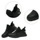thumbnail image 2 of Zapatos de seguridad de trabajo ligeros, cómodos, con punta de acero para mujeres y hombres (40 negro) Wdftyju Tenis De Mujer Tenis De Hombre, 2 of 6