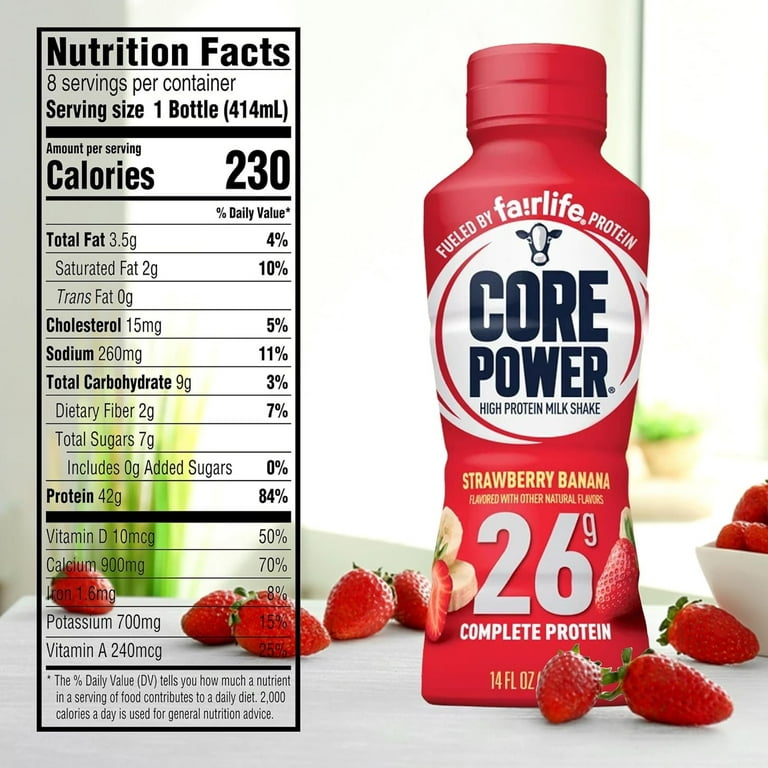 Core Power Protein Shake, Chocolate, 14 fl oz 10-pack