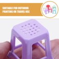thumbnail image 4 of Stackable Mini Easel for Painting Supplies with Plastic Construction Assorted Color Lightweight and Portable 12pcs, 4 of 9