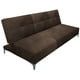 thumbnail image 1 of Sofa Cama Reclinable El Bazar Store Vegas Terciopelo Chocolate Futon 3 posiciones Sala, 1 of 6