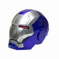 thumbnail image 4 of Guvpev Iron Hero MK 5 Helmet Mask, 1:1 Scale Wearable Electronic Mask with JARVIS Voice Control & LED Eyes, Touch & RC, Collectible & Display, Superhero Cosplay Headwear for Teens & Adults, 4 of 27