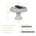 thumbnail image 5 of Crow Fluorescent Drawer Pulls - Round 4-Pack Glow-in-the-Dark Knobs for Cabinets, Wardrobes, and Dressers - Kitchen Hardware and Dresser Handles, 5 of 6