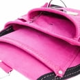 thumbnail image 3 of Raven 10 Pocket Pink Tool Belt Pouch  Constructed of Heavy Duty Suede Leather  Great for Fitting Hammers, Nails, Screws, and More, 3 of 9