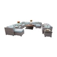 thumbnail image 2 of TK Classics Florence Wicker Patio Set with Vienna Fire Pit Table, 2 of 2