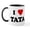 White/Black Inside, variant on CafePress - I Love TATA Mug - 11 oz Ceramic Mug - Novelty Coffee Tea Cup