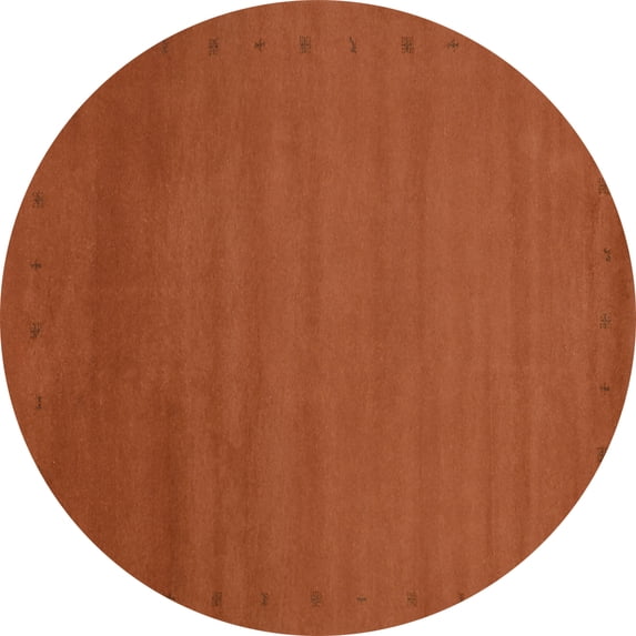 Ahgly Company Indoor Round Abstract Light Blue Contemporary Area Rugs, 8' Round