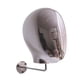 thumbnail image 5 of Cabeza de maniquí para colgar en la pared, soporte para exhibición de pelucas, sombrero de cabeza de maniquí desmontable Plata, 5 of 8