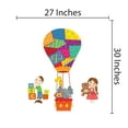 thumbnail image 3 of DAYCARE - Kids Playroom Kindergarten Multicolored Daycare Art Decoration Children Animals Toys Hot Air Balloon Design Vinyl Child Care Wall Decal 27" x 30", 3 of 3