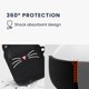 thumbnail image 2 of Funda para auriculares en blanco y negro compatible con Apple Airpods 1 y 2 - Funda protectora de silicona, 2 of 5