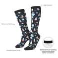 thumbnail image 6 of Fotbe Rocket Space print Women's Men's Novelty Crew Socks Cotton Socks Knee High Socks for Walking,Running,Nurses,Pregnancy, 6 of 8