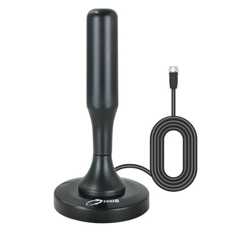 HiDB V421 Indoor TV Antenna with 50m Reception Range, Vhf&Uhf Multi-Directional