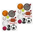 thumbnail image 4 of LULULION Football Pattern Wall Decals Easy Apply Removable Wall Art for Home Decoration, 4 of 7