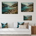 thumbnail image 4 of Designart "Greece Coastal " Landscapes Print on Natural Pine Wood, 4 of 5