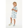 thumbnail image 2 of Hawaii Hangover Boy Aloha Luau Shirt Cabana Set in Vintage Tropical Toile, 2 of 5