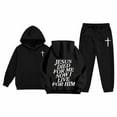 thumbnail image 4 of Toddler Christian Sweatshirts Long Sleeve Casual Graphic Hoodies Girls Oversize Pullover Sweatpants 2 Piece Fall Clothes Boys Outfits Size 2-3 Years Cute&nbsp;Boys Girls&nbsp;Clothing, 4 of 6