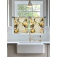 thumbnail image 3 of Lemon Sheer Curtains 2 Panels Set Watercolor Fruit Vintage Lihgt Filtering Rod Pocket Voile Drape, Semi Sheer Window Curtains for Bedroom Living Room, 52"x54", 3 of 5