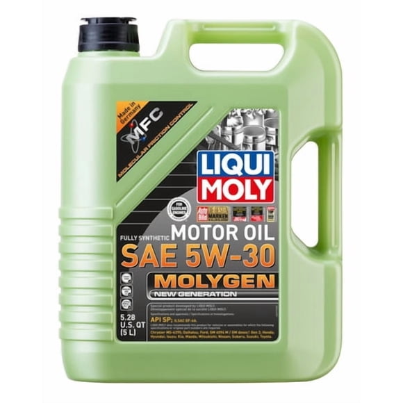 Liqui Moly Oil 20228 Molygen; SAE 5W-30; Synthetic; 5 Liter Jug; Single