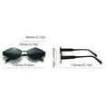 thumbnail image 3 of Hexagon Sunglasses for Women Y2k Sunglasses Womens Trendy Retro Sunglasses Womens Sunglasses Y2k Accessories, 3 of 4