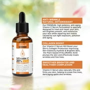 3PCS Elbbub Vitamin C Serum for Face,Day Anti Aging Face Serum,Firm, Brighten, Hydrate,Refresh Skin,90ml