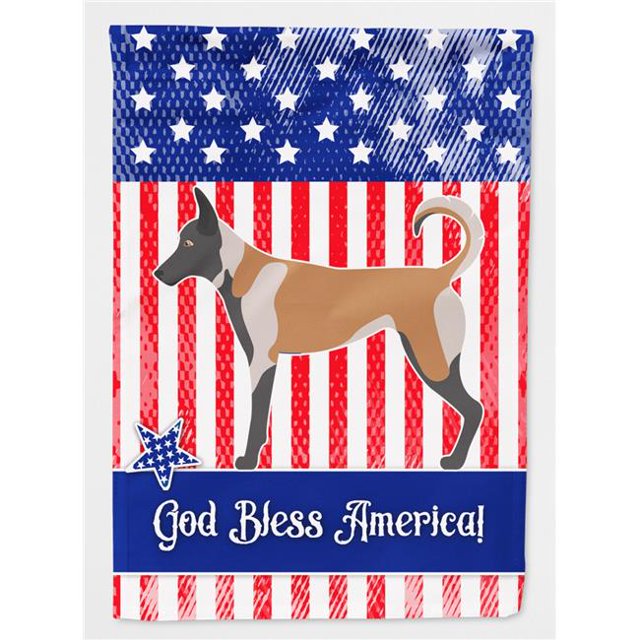 Malinois American Flag Canvas House Size BB8380CHF
