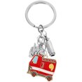 thumbnail image 1 of unbranded Llavero Metálico Decorativo De Bombero Con Colgante Para Llaves Y, 1 of 1