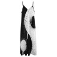 thumbnail image 5 of Graffiti Zen Master - Robe Sans Manches yin yang Peinture en Vaporisateur Robes de Soirée Robe pour Filles Robe de Soirée, 5 of 5
