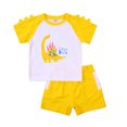 thumbnail image 1 of Kmbangi Baby Boys Clothes Set Dinosaur Print T-shirt+Solid Color Shorts, 1 of 8