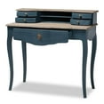 thumbnail image 2 of Bowery Hill Blue Spruce Finished Wood Accent Writing Desk, 2 of 11