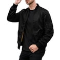 thumbnail image 6 of JPVDPA Men's Bomber Jacket 2026 Fashion Lightweight Windbreaker Spring Fall Casual Jackets for Men Black XL, 6 of 9