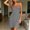 Gray, variant on BRGZLK Womens V Neck Nightgowns Stylish Solid Color Spaghetti Double Strap Sleeveless Casual A-Line Flowy Nightdress Lightweight Soft Comfort Loungewear Outfits Gray S
