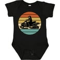 thumbnail image 3 of Inktastic Snowmobile Retro Sunset Boys or Girls Baby Bodysuit, 3 of 5