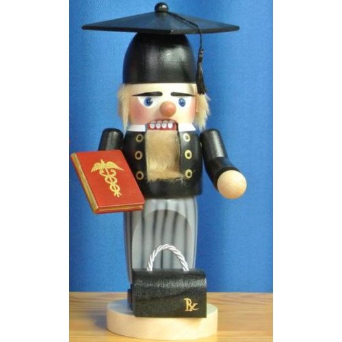 Steinbach SIGNED Doctor Graduate German Christmas Nutcracker New