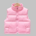 thumbnail image 5 of Povozer Boys Girls' Puffer Vest Kids Lightweight Sleeveless Jacket Boys Girls Puffer Vest(Red,3-4 Years), 5 of 6