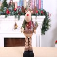 thumbnail image 2 of Retractable Santa Claus Christmas Extendable Doll, Christmas Character Decorations, Christmas Decorations, Long Legs Dolls, 2 of 5
