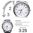 thumbnail image 2 of Inverted Watch, Reverse Watch, Counter-Clockwise Watch, Hands Rotate in Reverse - Watch Numerals Anticlockwise, Back Wrist Watch Counterclockwise Watch Men and Women Quartz, 2 of 7
