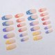 thumbnail image 5 of 24 piezas de uñas a presión, uñas postizas de ataúd mediano, uñas postizas con pegamento para mujeres y niñas, 5 of 7
